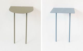 Two legged side tables