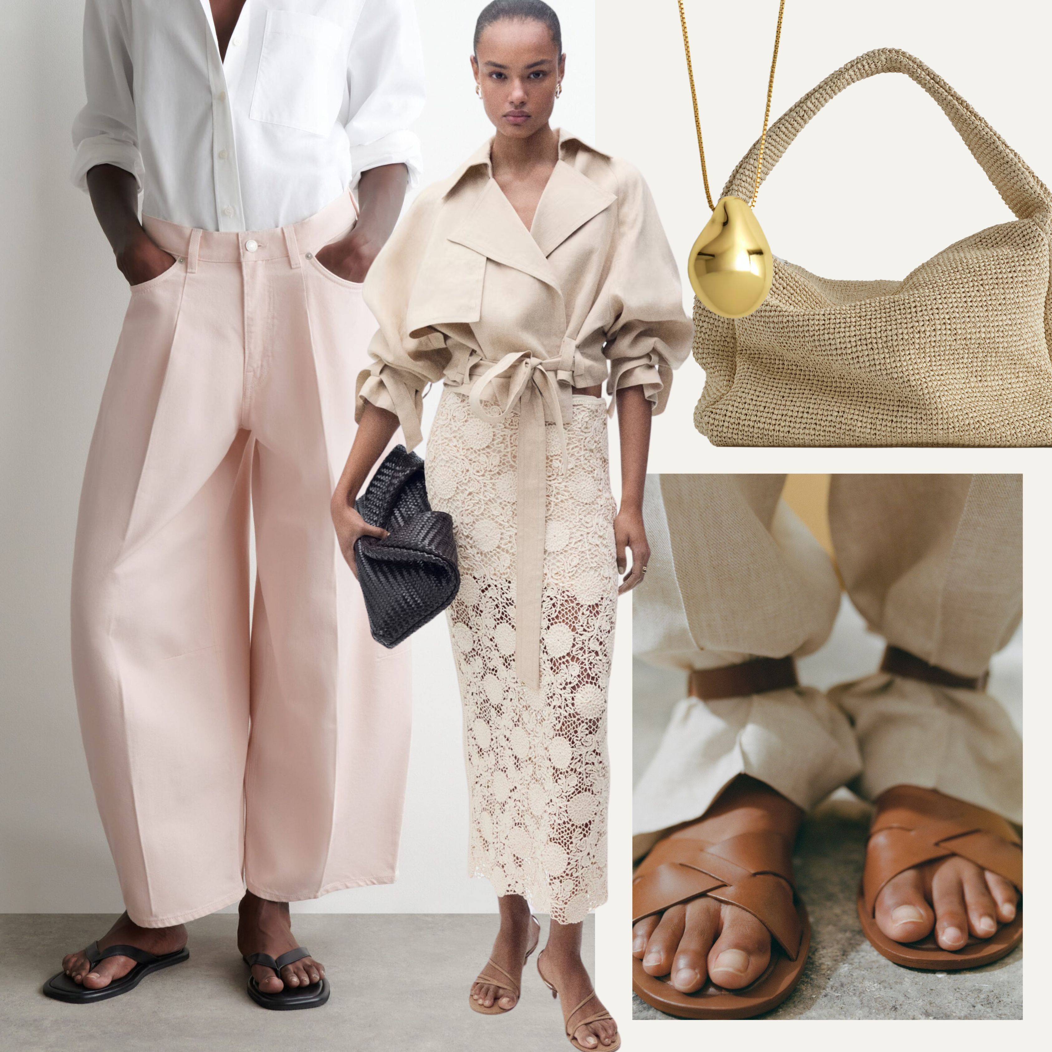 A selection of chic new-in items from COS, H&M and Mango