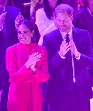 Prince Harry and Meghan Markle at the One World Summit