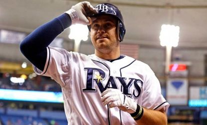 Relative rookie Evan Longoria of the Tampa Bay Rays was offered a 10-year guaranteed $100 million contract, which he eagerly accepted.