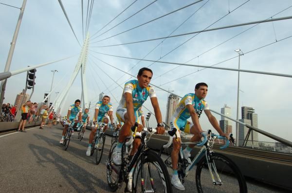 Alberto Contador (Astana) is on the hunt for his third Tour victory