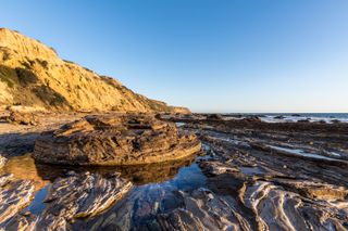 A tide pool at Crystal Cove State Park in Newport Beach, California