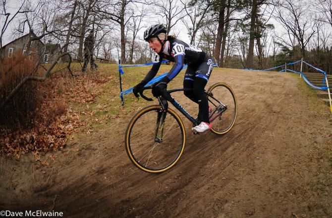 Arley Kemmerer (C3-Twenty 20 Cycling) finally opened a gap between herself and Emma White