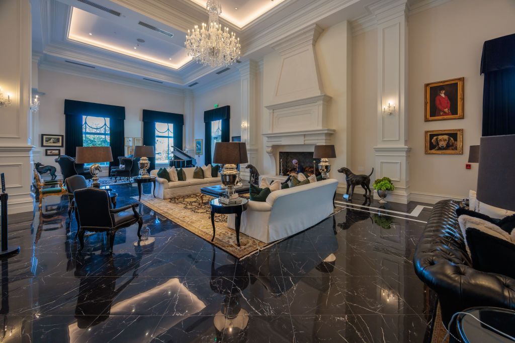Lobby of the World Equestrian Center.