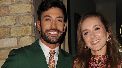 Giovanni Pernice and Rose Ayling-Ellis are seen on October 27, 2021 in London, England.