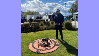 The drone we use for production most often right now is DJI’s Inspire 3, which is the most capable and versatile drone we have at Beverly Hills Aerials.