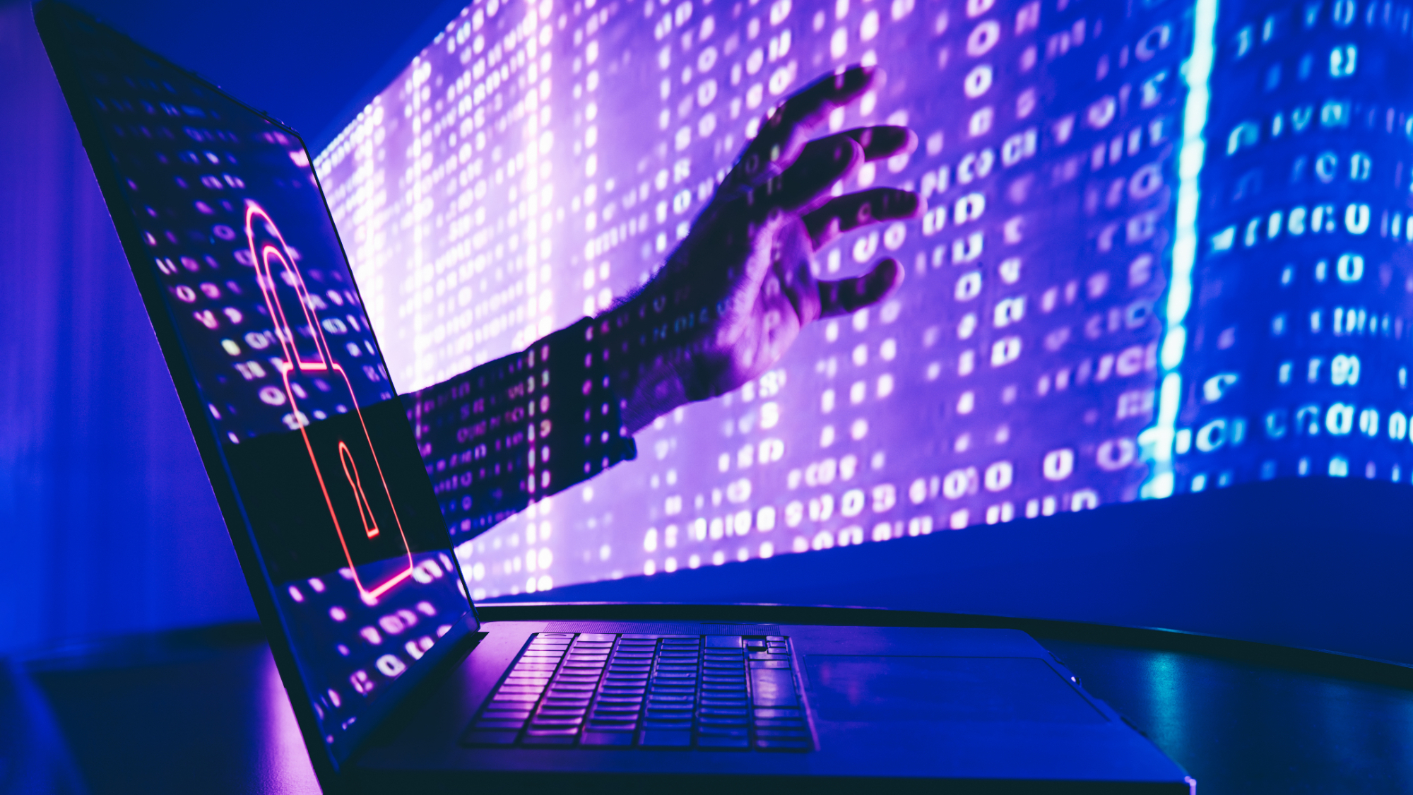 Cyberattack concept