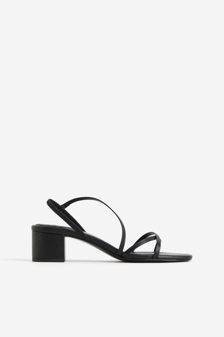 Block-Heeled Sandals