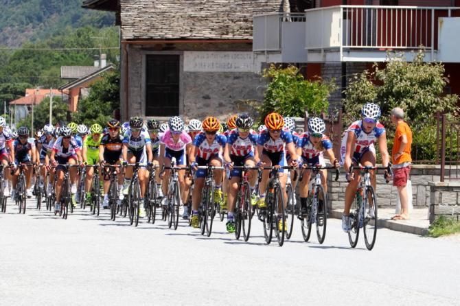 The US National Team team controlled the front of the race for most of the stage, ensuring that race leader, Abbott, reached the final climb in good shape
