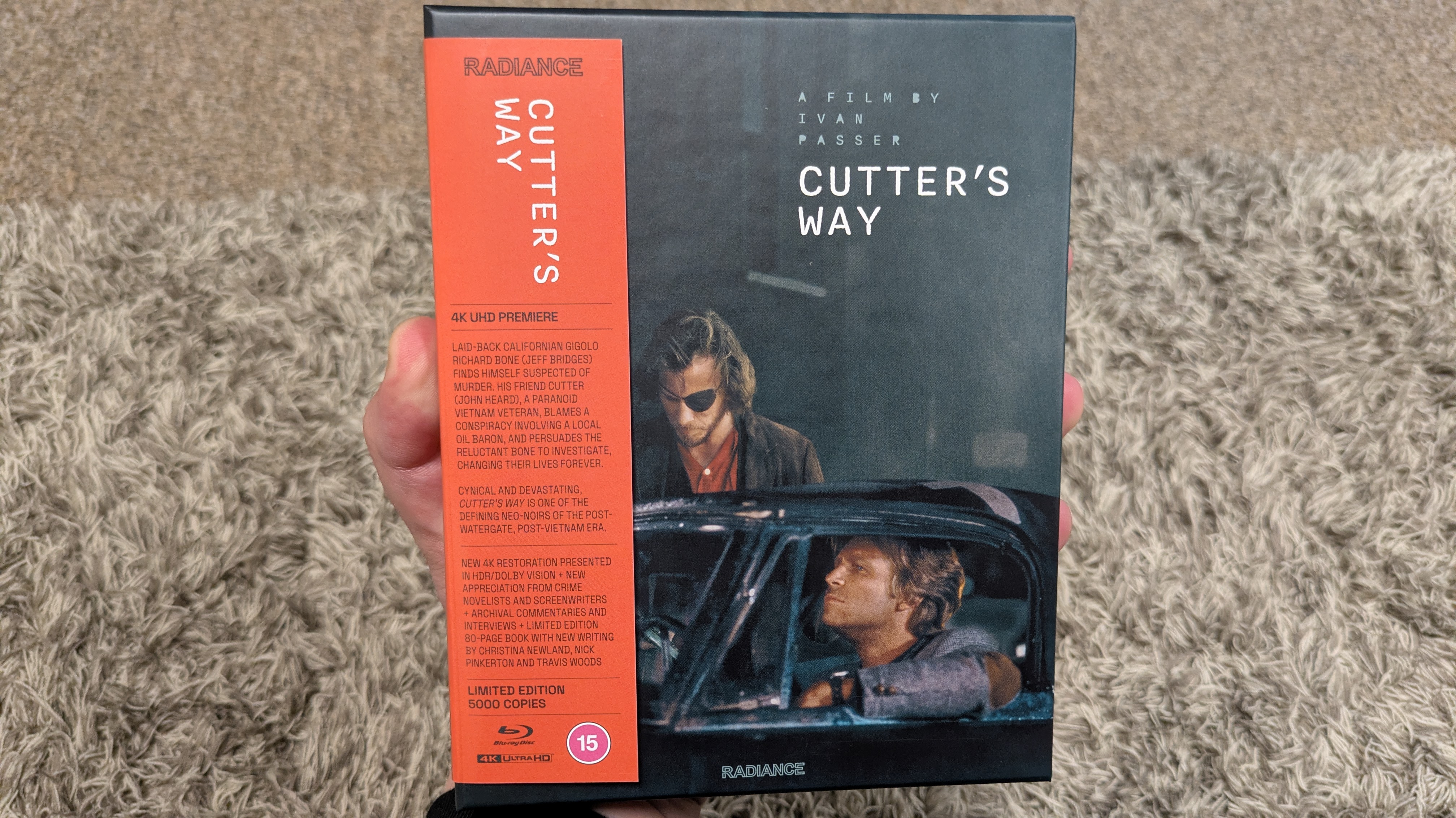 Cutter's Way 4K Blu-ray case