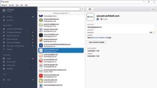 A screenshot of 1Password's password management vault