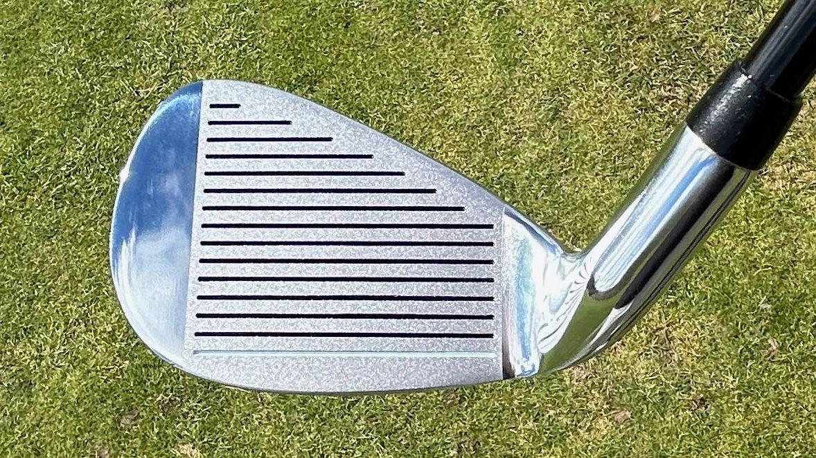Photo of the irons in the Hogan FTS Junior package set