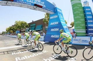 The race passes through Livermore once before returning later in the afternoon for the finish.