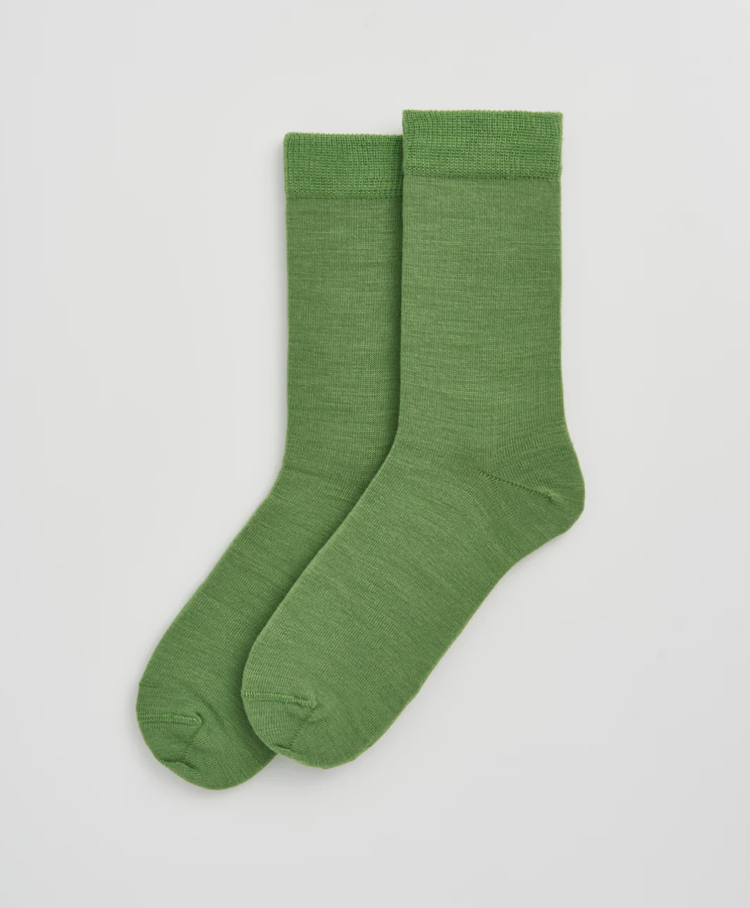 Pairs, Grass Green Merino Socks