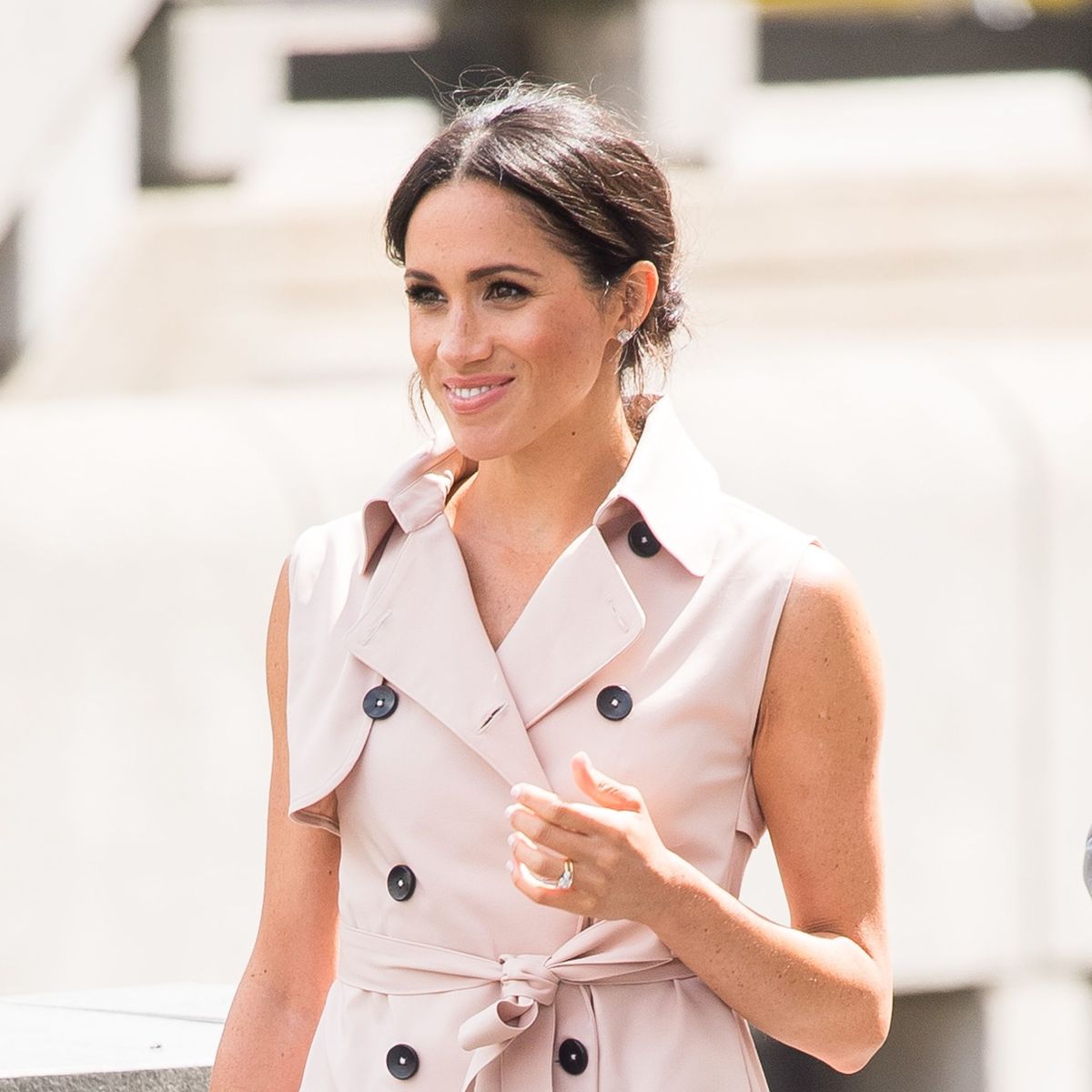 Meghan Markle's House of Nonie Pink Trench Is a Throwback to Her Former ...