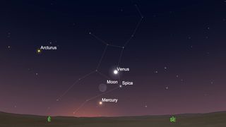 See Mercury and Venus in the predawn sky on Nov. 12-13, 2020.