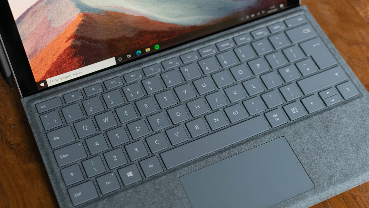 Microsoft Surface Pro 7+ TypeCover keyboard