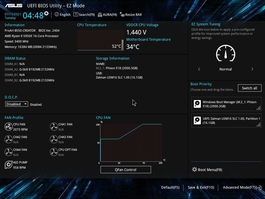 Asus ProArt B550 Creator
