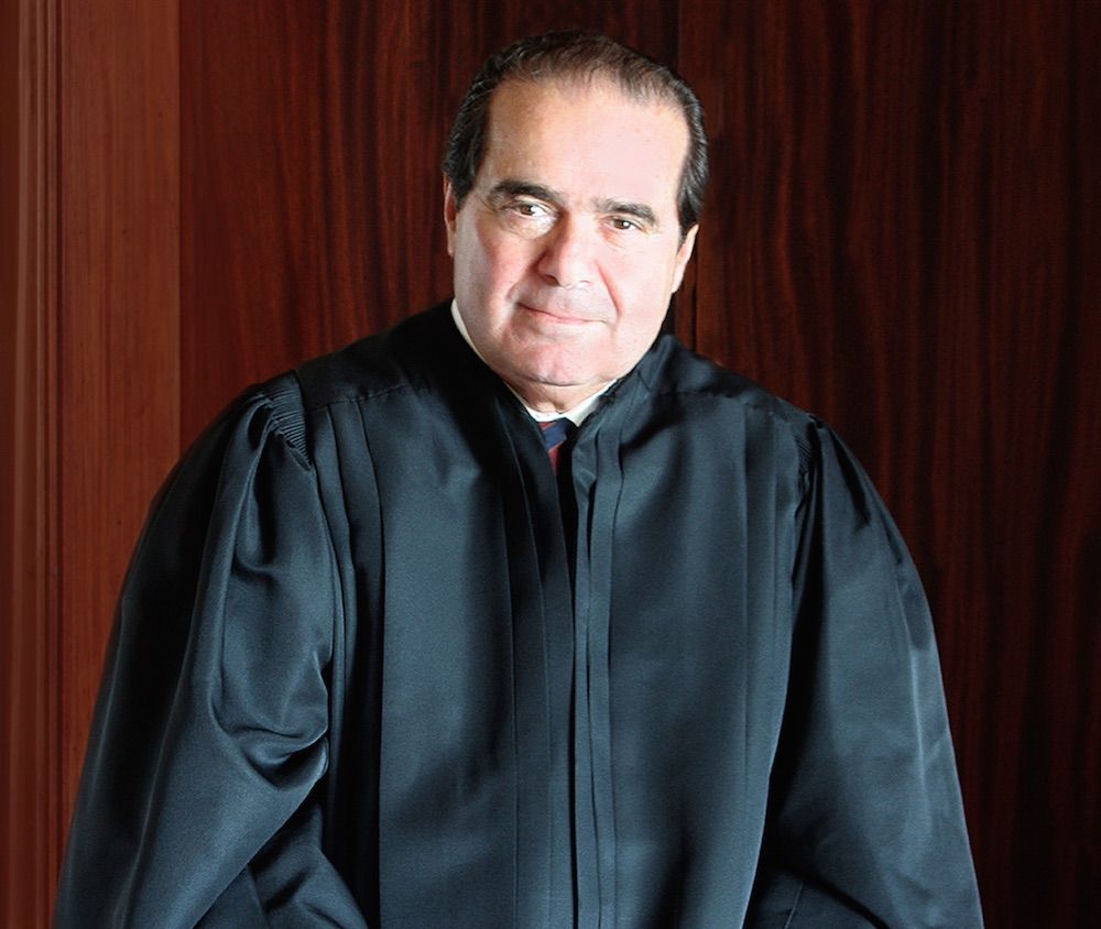 Supreme Court Justice Antonin Scalia.