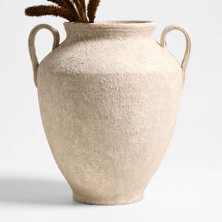 Antiguo White Terracotta Vase 16