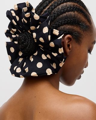 Oversized Printed Scrunchie