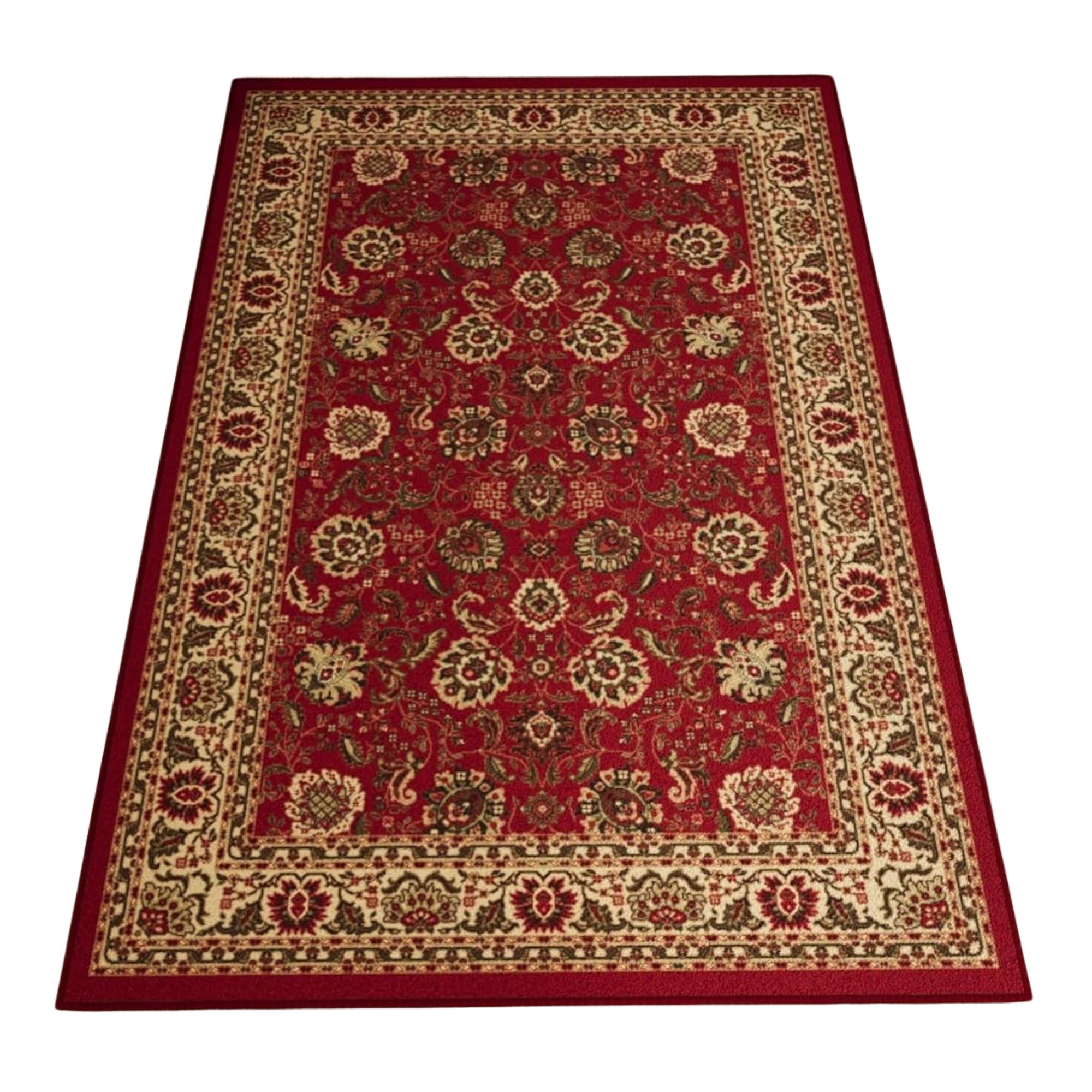 Red persian style doormat