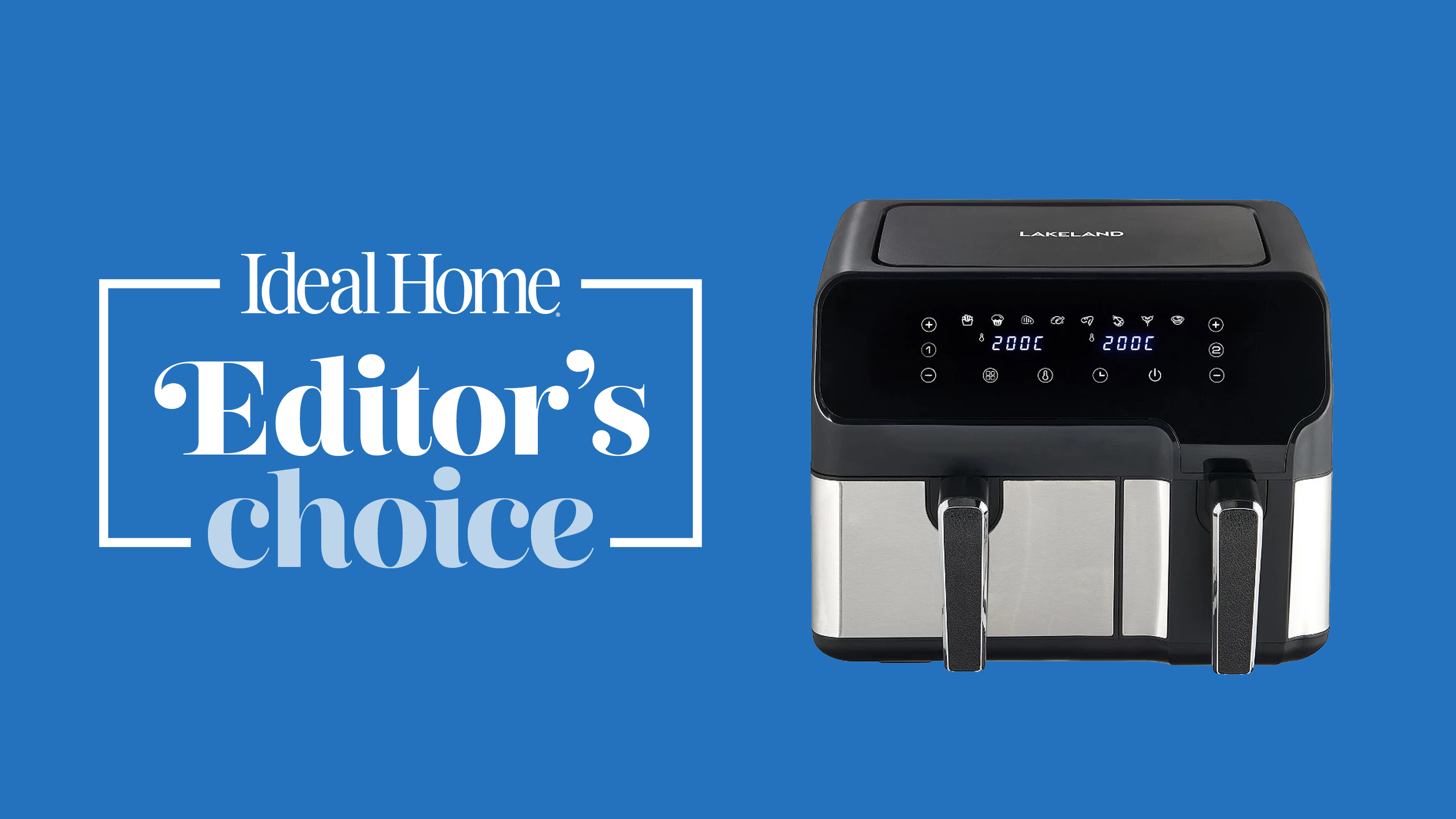 Image of Lakeland air fryer on editor's choice background
