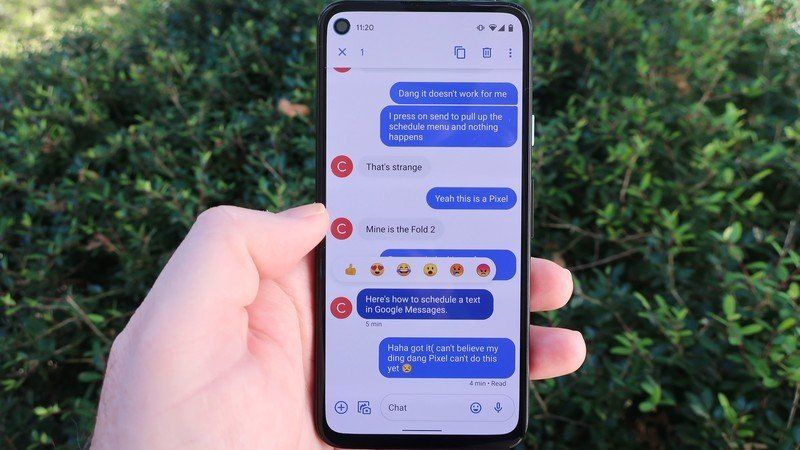 Google Messages reportedly allows users to react with any emoji