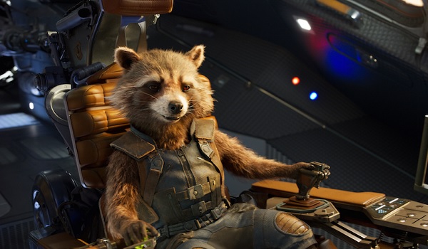 Guardians of the Galaxy Vol 2 Rocket Piloting The Milano