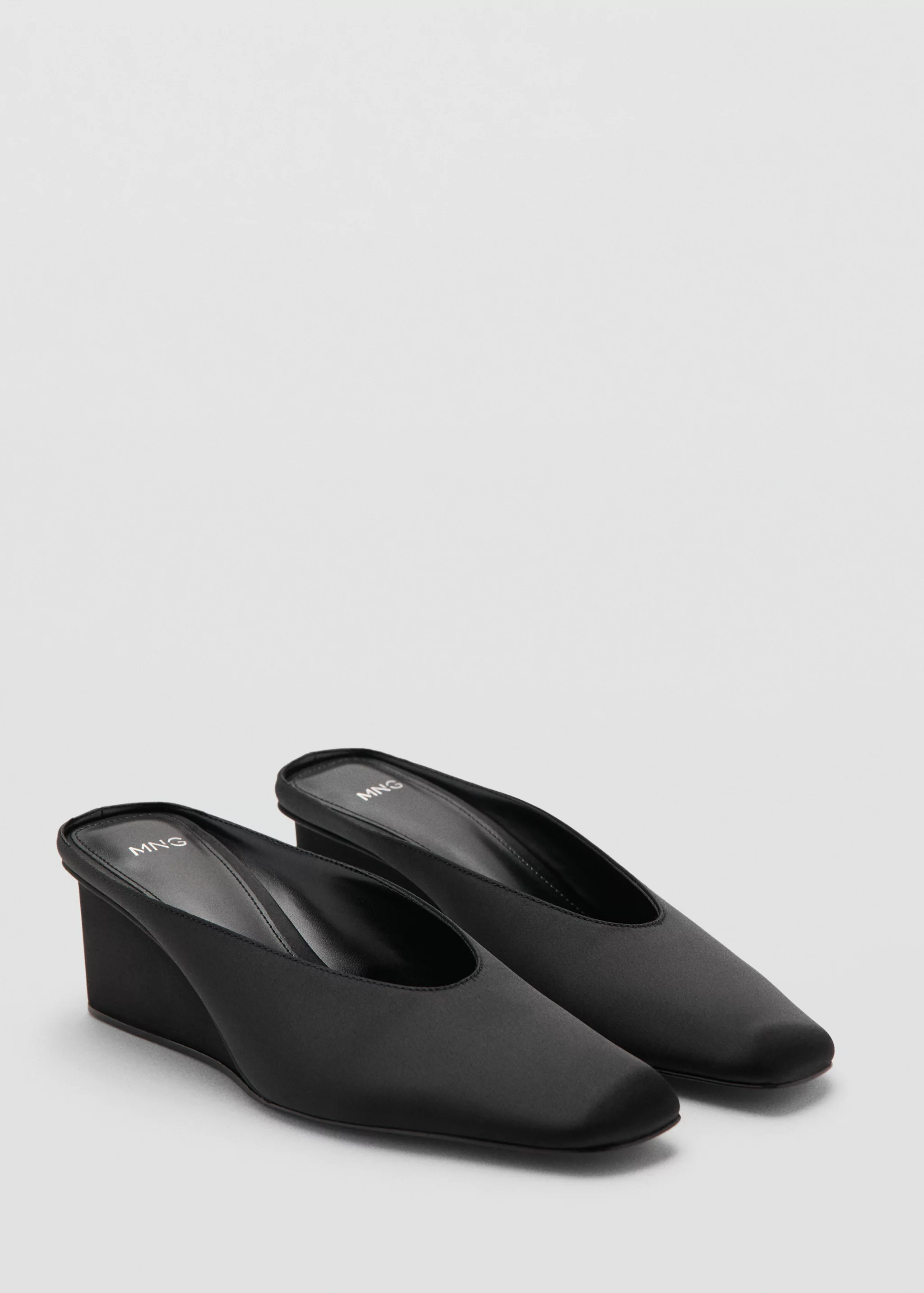 Square Toe Wedge Shoe - Women | Mango Usa