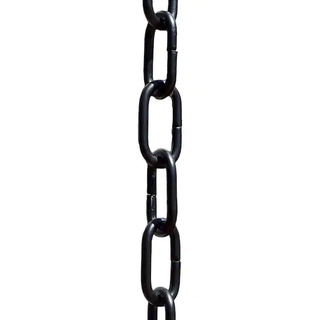 A black rain chain 