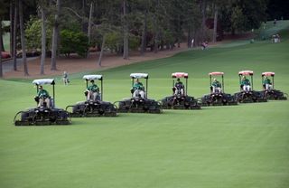 Augusta: formation mowing