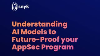 Dark background with light text that says Understanding AI models to future-proof your AppSec program