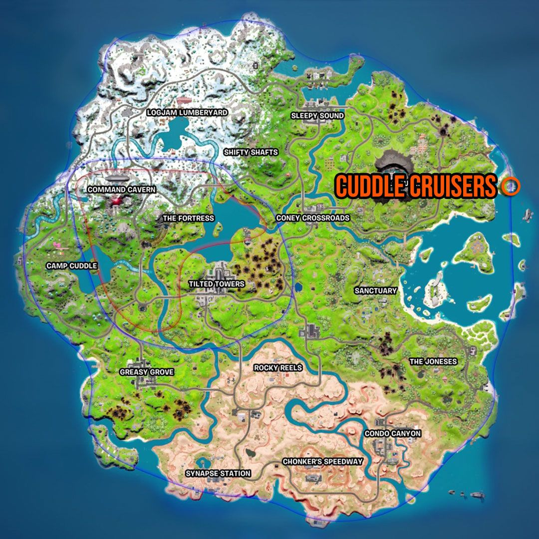 Where to find Fortnite Cuddle Cruisers GamesRadar+