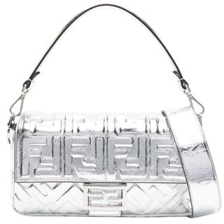 Fendi Baguette metallic shoulder bag