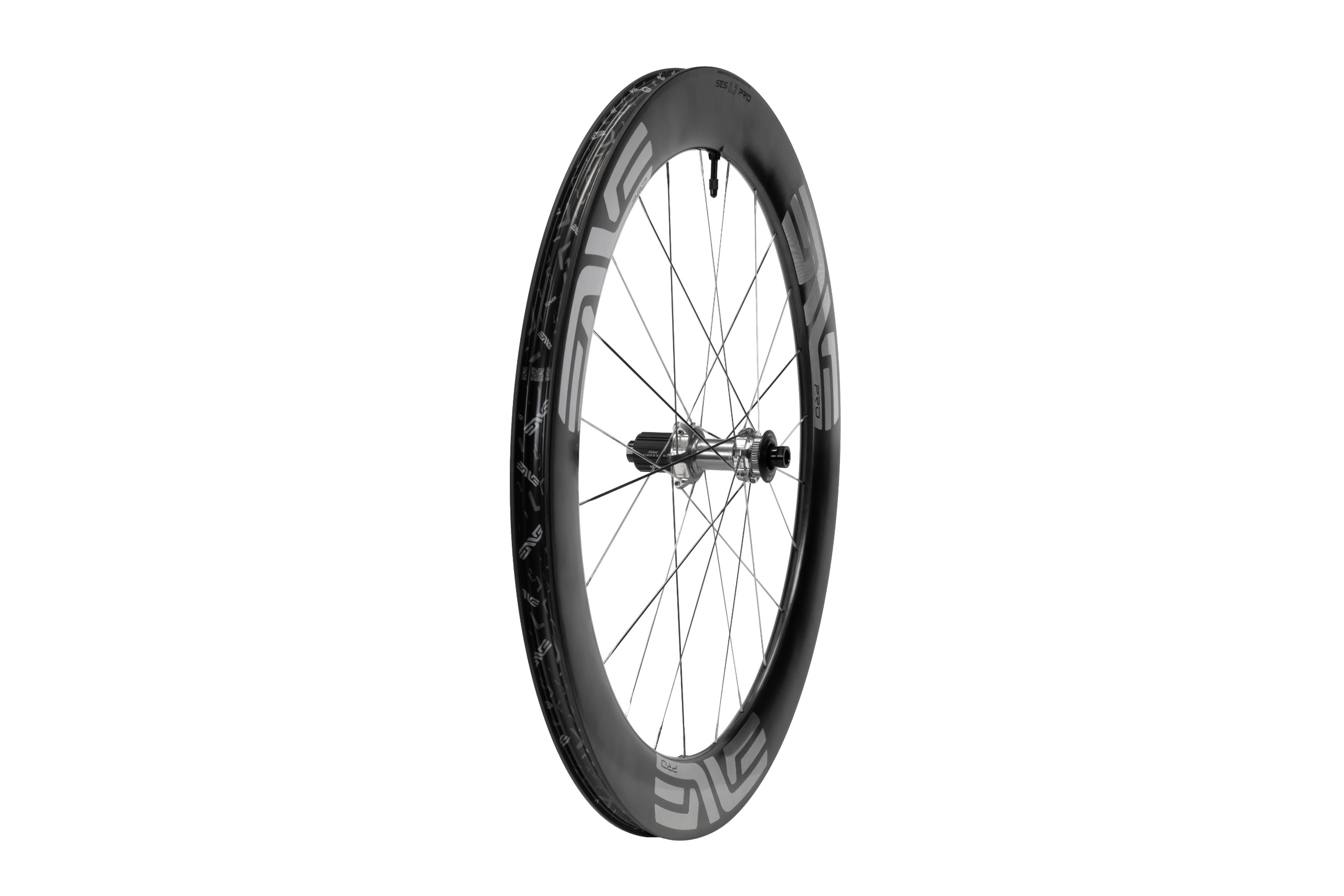 An Enve SES 6.7 Pro wheel