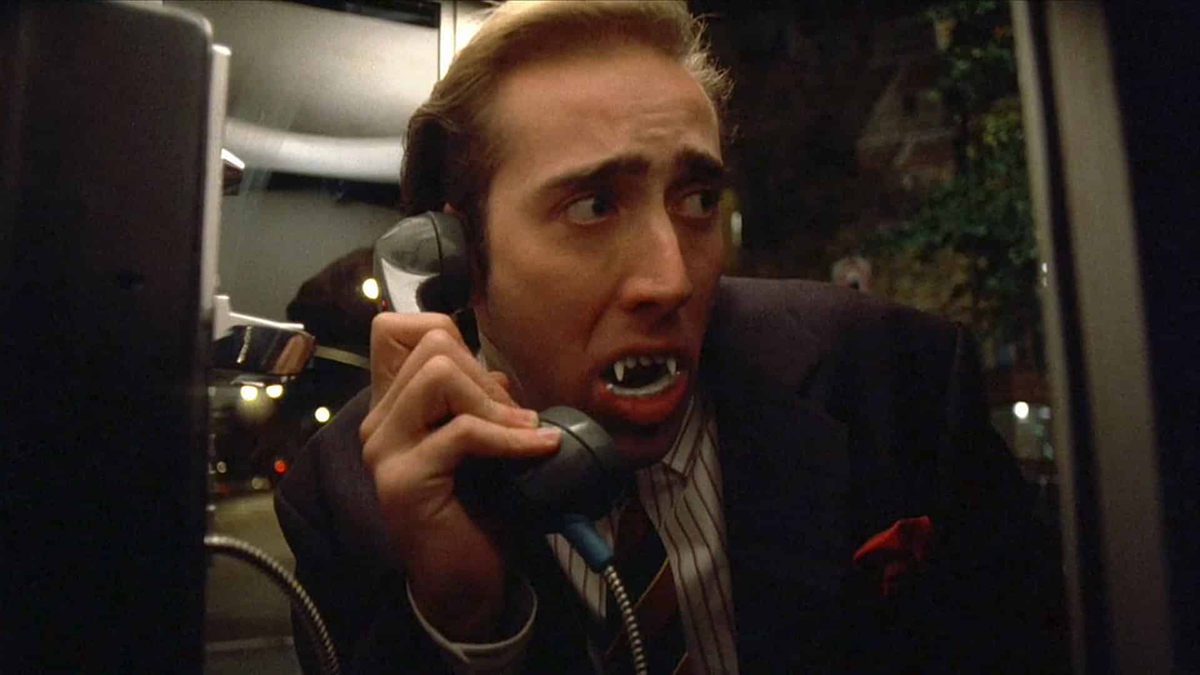 Nicholas Cage in Vampire's Kiss
