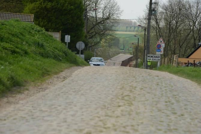 This is a view that awaits the peloton on Sunday