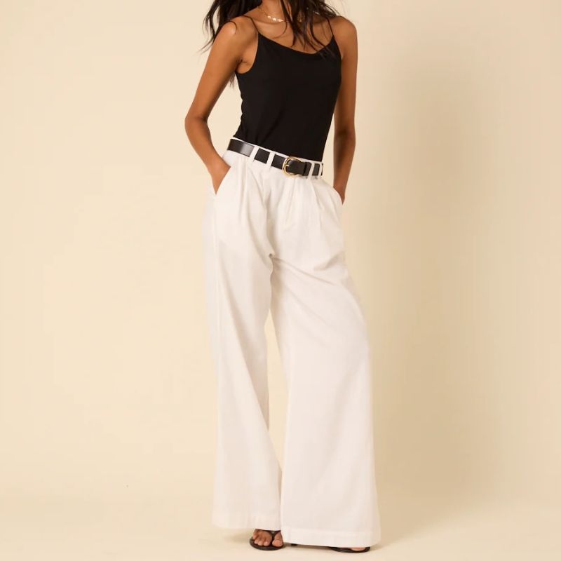 Nobody&#039;s Child Double Pleated Wide Leg Ava Trousers