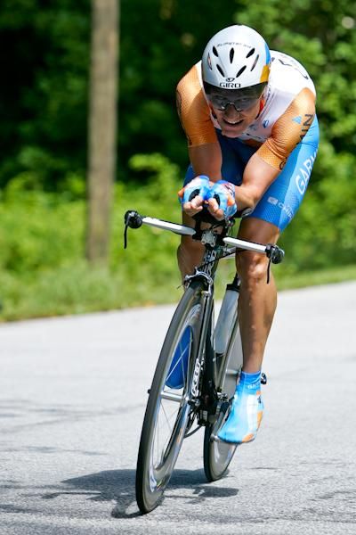 Dave Zabriskie (Garmin-Slipstream) on the first lap.