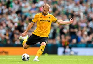 Craig Dawson of Wolverhampton Wanderers during the pre-season friendly match between Celtic and Wolverhampton Wanderers at the Aviva Stadium in Dublin. (Photo By Seb Daly/Sportsfile via Getty Images)
