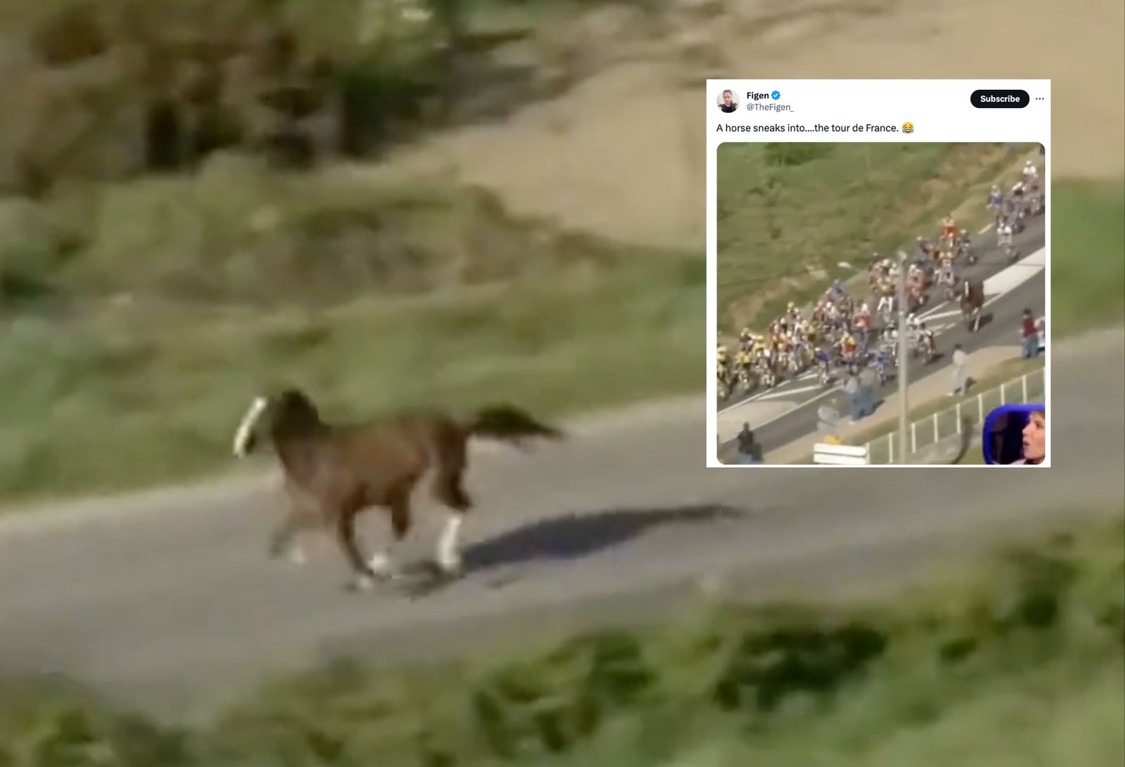 Over 8 million people have watched this TikTok video of a ‘Tour de