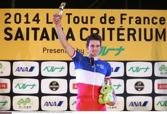 Arnaud D&eacute;mare (FDJ.fr) at the Saitama Criterium.