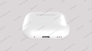 Image of the rumored Apple Airpods Pro 2 charging case