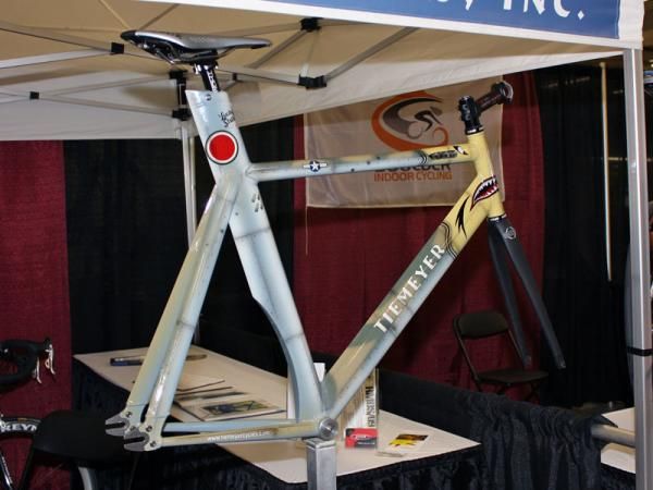 Track specialist David Tiemeyer built this as a showpiece (paint is by Spectrum Powderworks) but conveniently, it just happens to fit him.