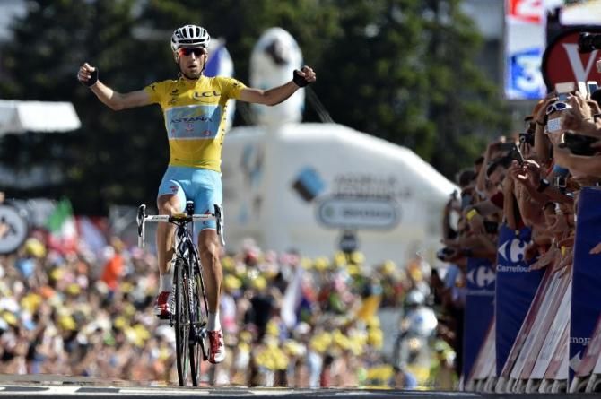 Vincenzo Nibali (Astana) wins stage 13 of the Tour de France