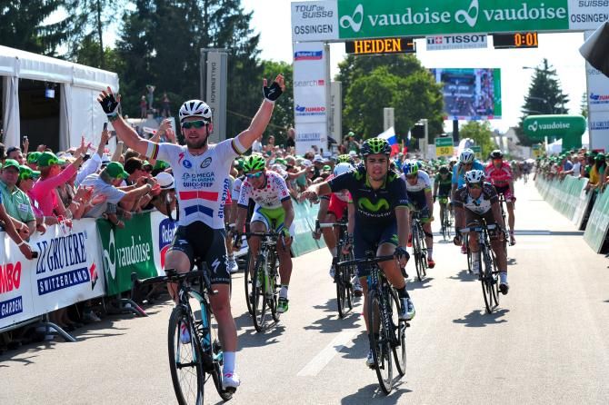 Juan Jose Lobato finishes second to Mark Cavendish