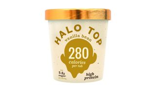 Halo Top Vanilla Bean ice cream