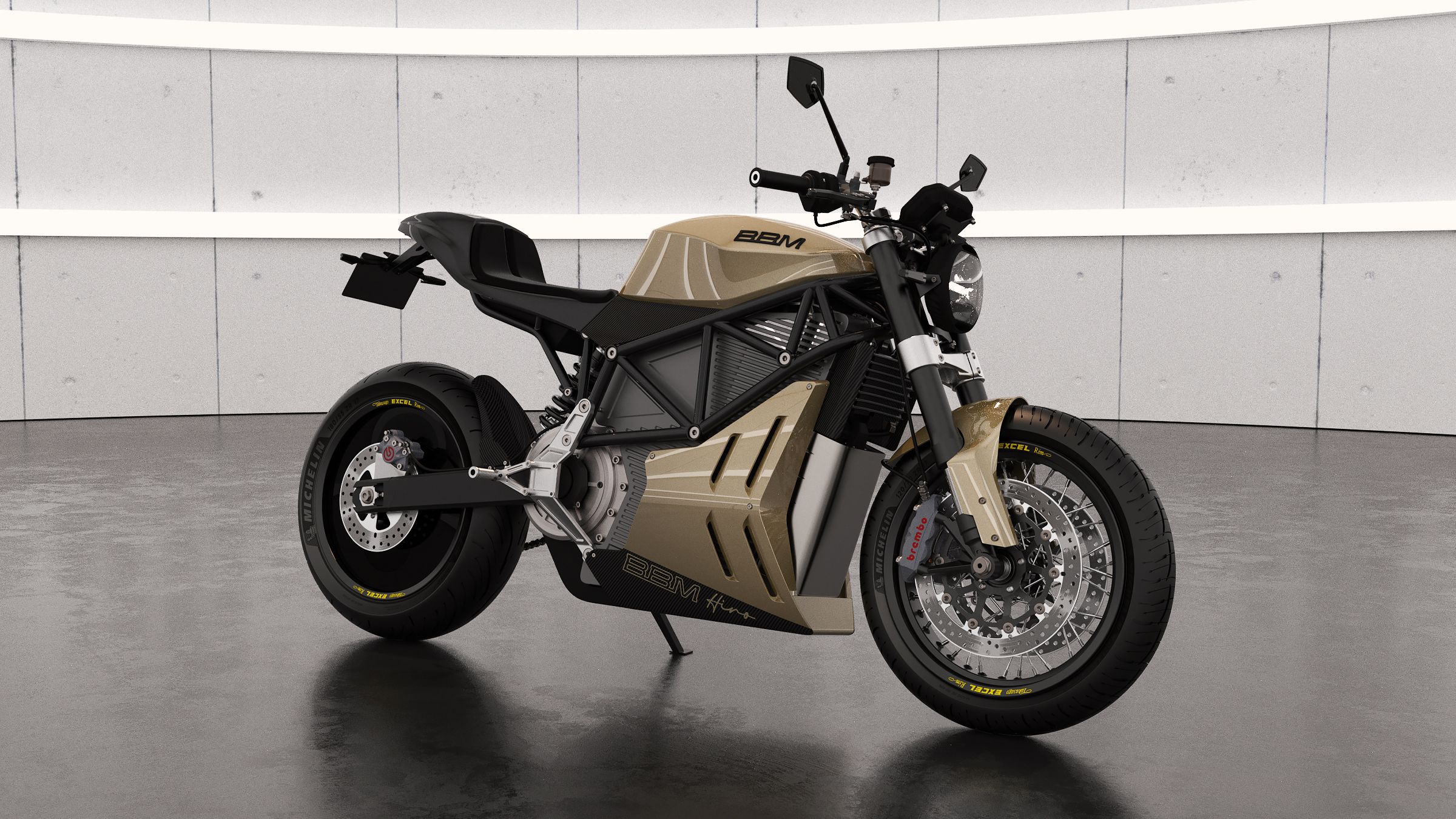 BBM Hiro electric motorbike: modular design, fast-charging