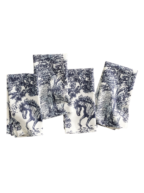 Brandon Maxwell Groveland Toile Napkins, Set of 4